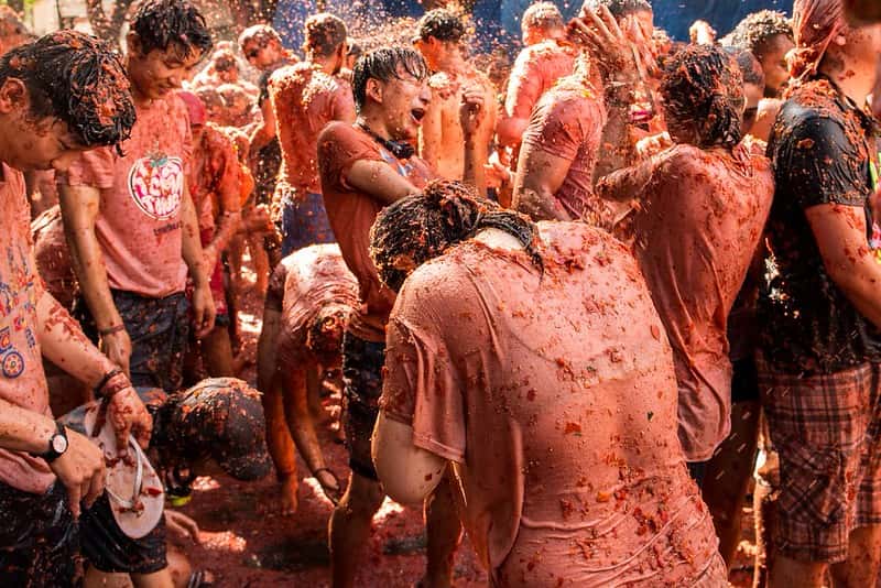 Be a part of Tomatina in All Of Europe