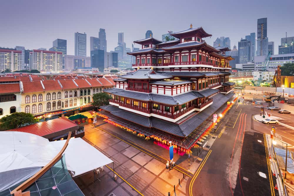Chinatown in Singapore Malaysia