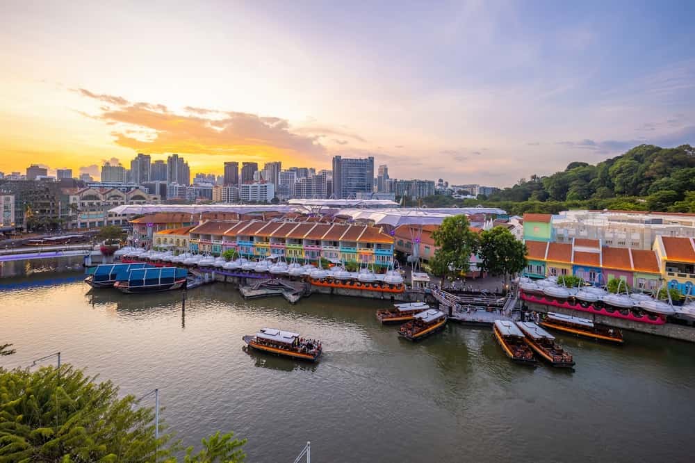 Clarke Quay in Singapore Malaysia