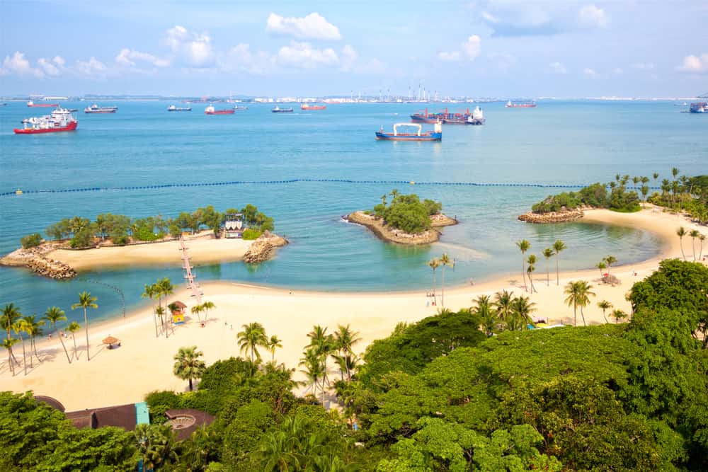 Relax at one of Sentosas Beaches in Singapore Malaysia