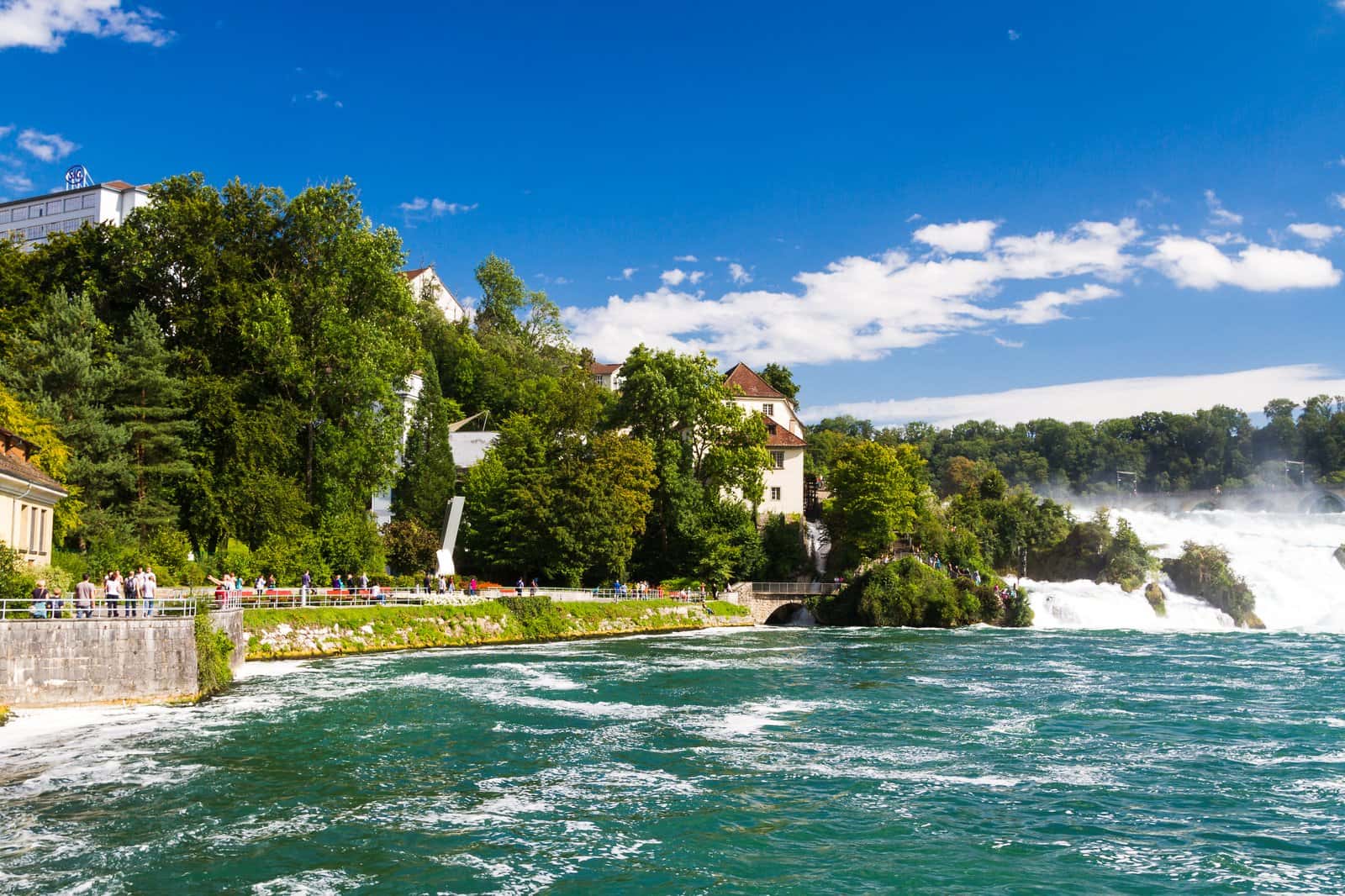 Stand high above Europe’s largest Rhine Falls in Europe Honeymoon Tours