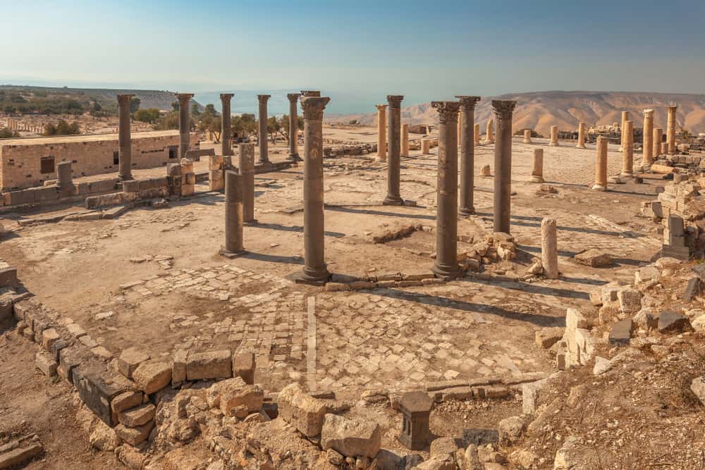 Umm Qais in Israel - Jordan