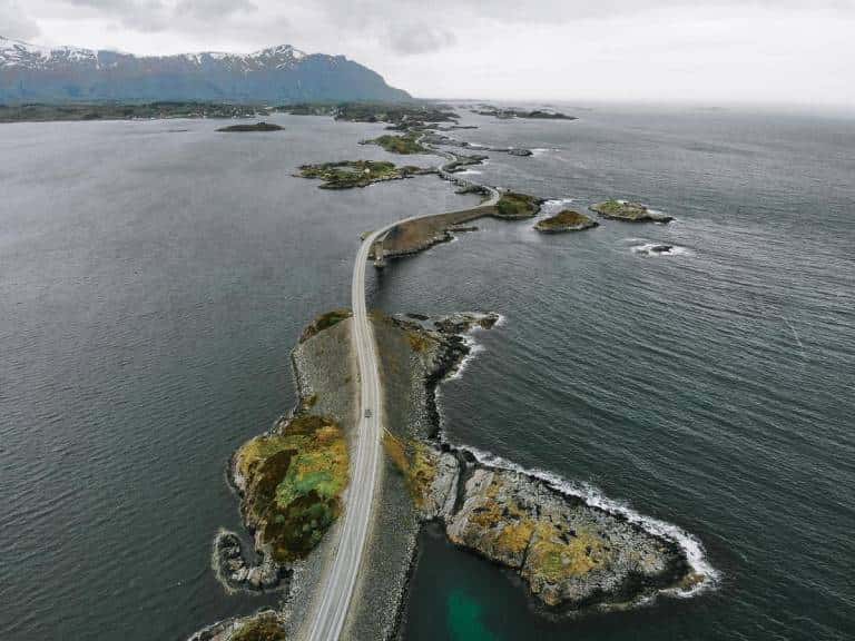 Drive Along The Atlantic Ocean Road in Russia Scandinavia