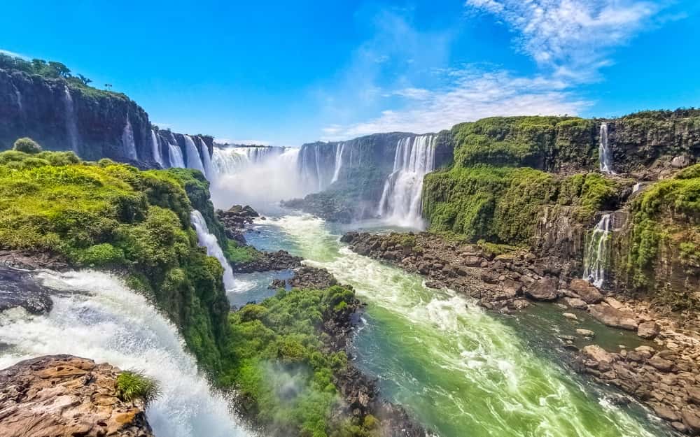 Iguazu Falls in South America