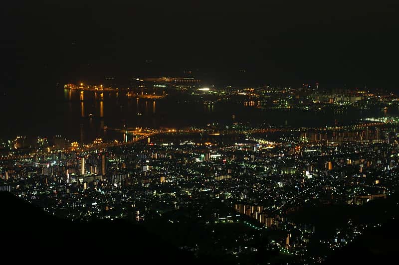 Kikuseidai view from top of Mt Roko in China-Japan Senior Citizen Tours