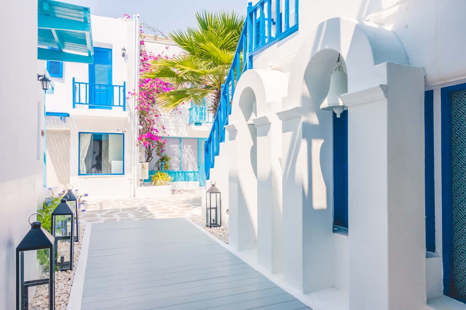 Mykonos Old Town Walking Tour in Europe tour packages from Delhi