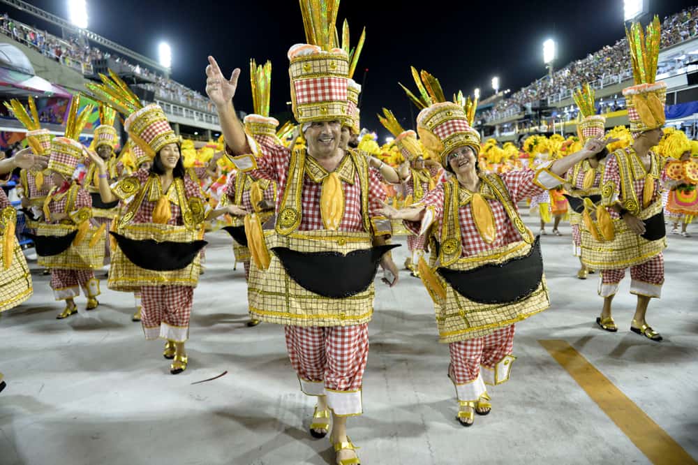 Swing A Little To Samba Beats On The Rio Carnival in South America