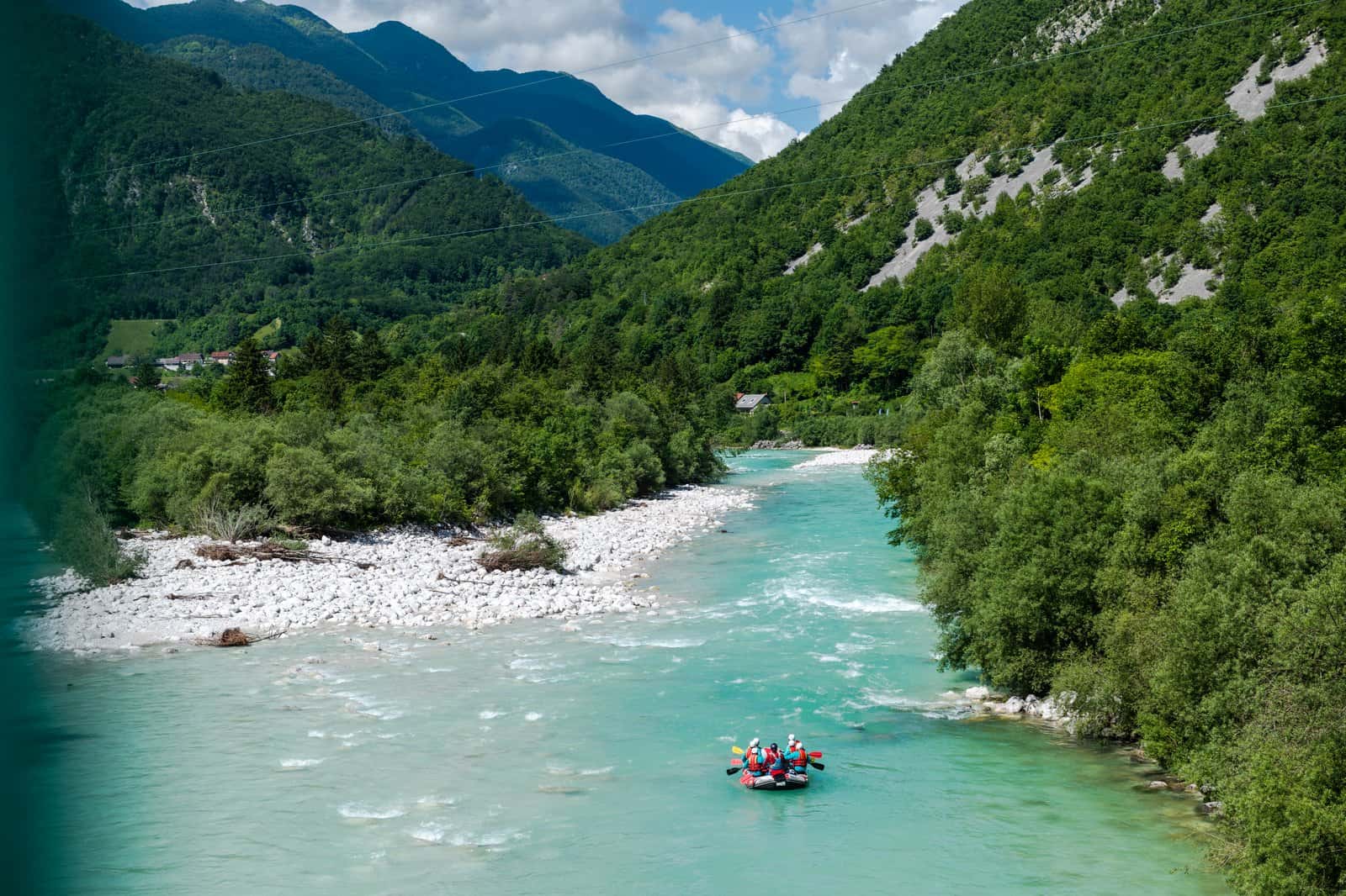 Experience white water rafting at Lütschine River in Europe City Break