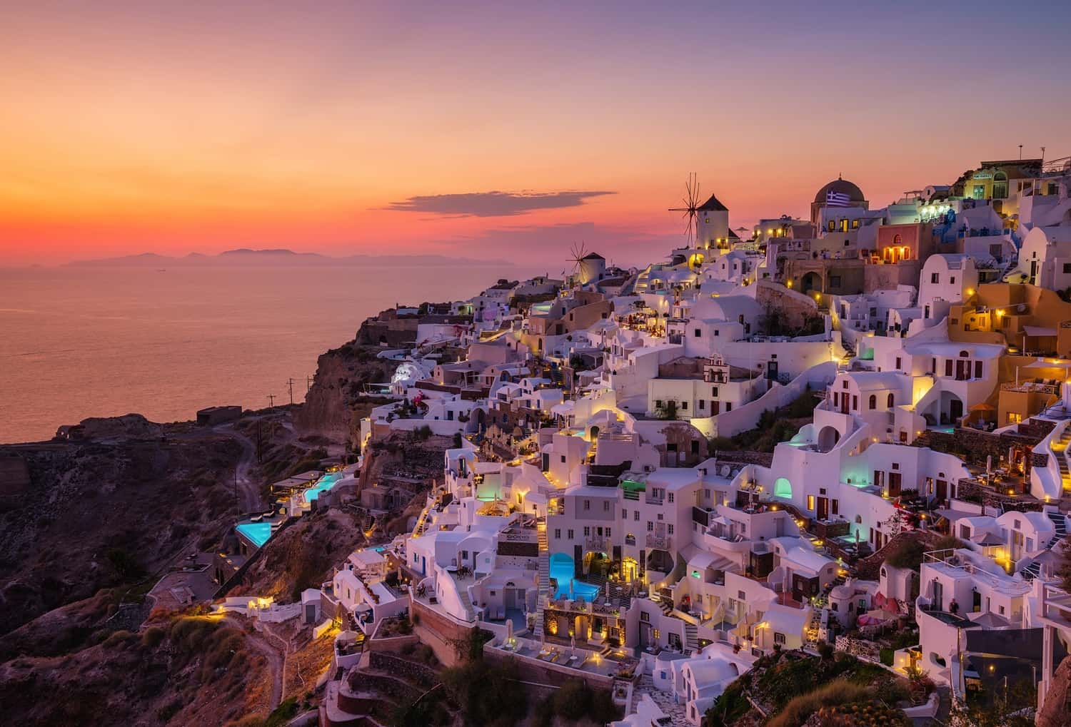 Santorini Shore Excursion:Tour Of Thira Volcano And Hot Springs in Europe tour packages from Delhi
