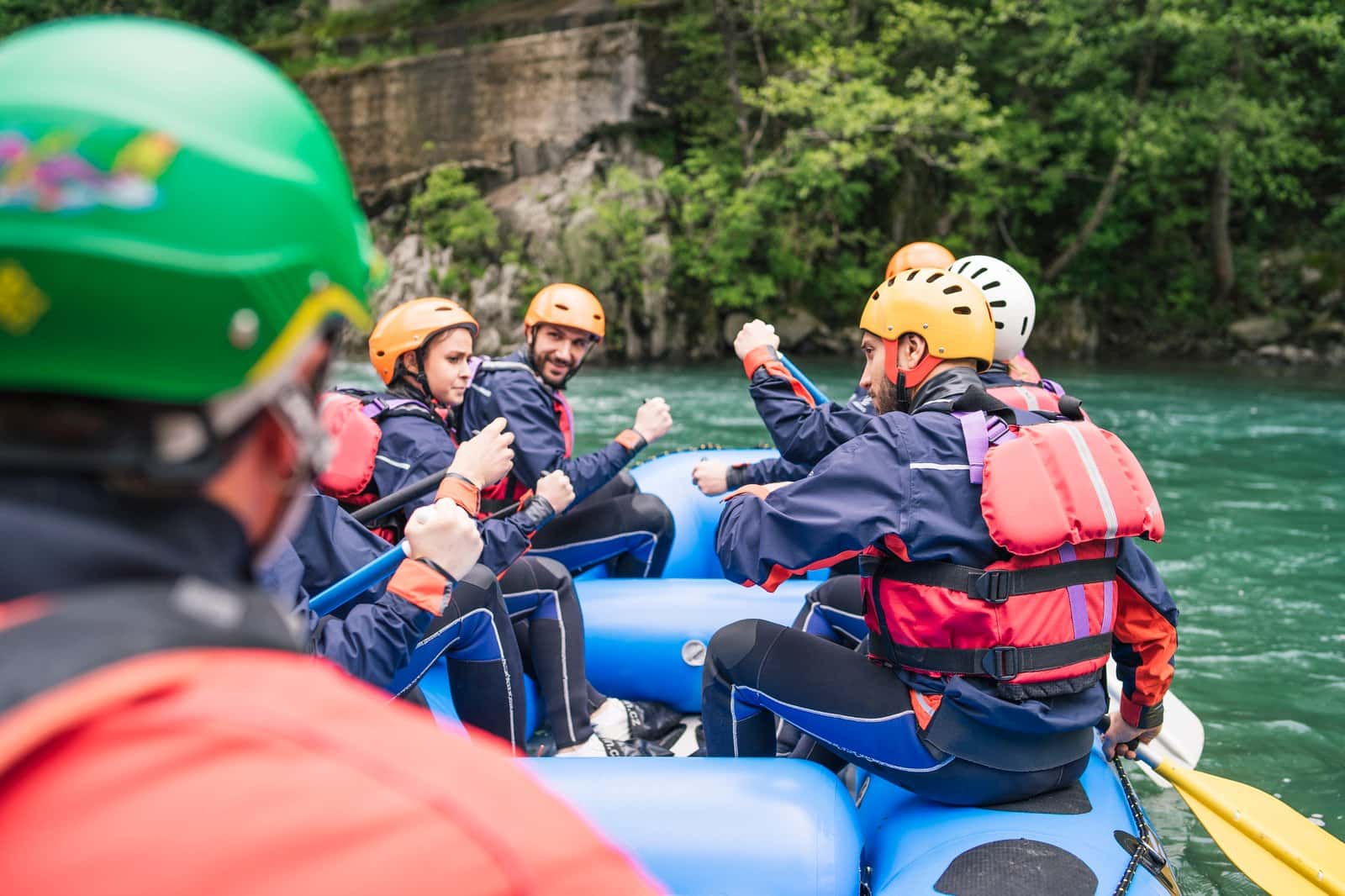 Experience white water rafting at Lutschine River in Europe City Break